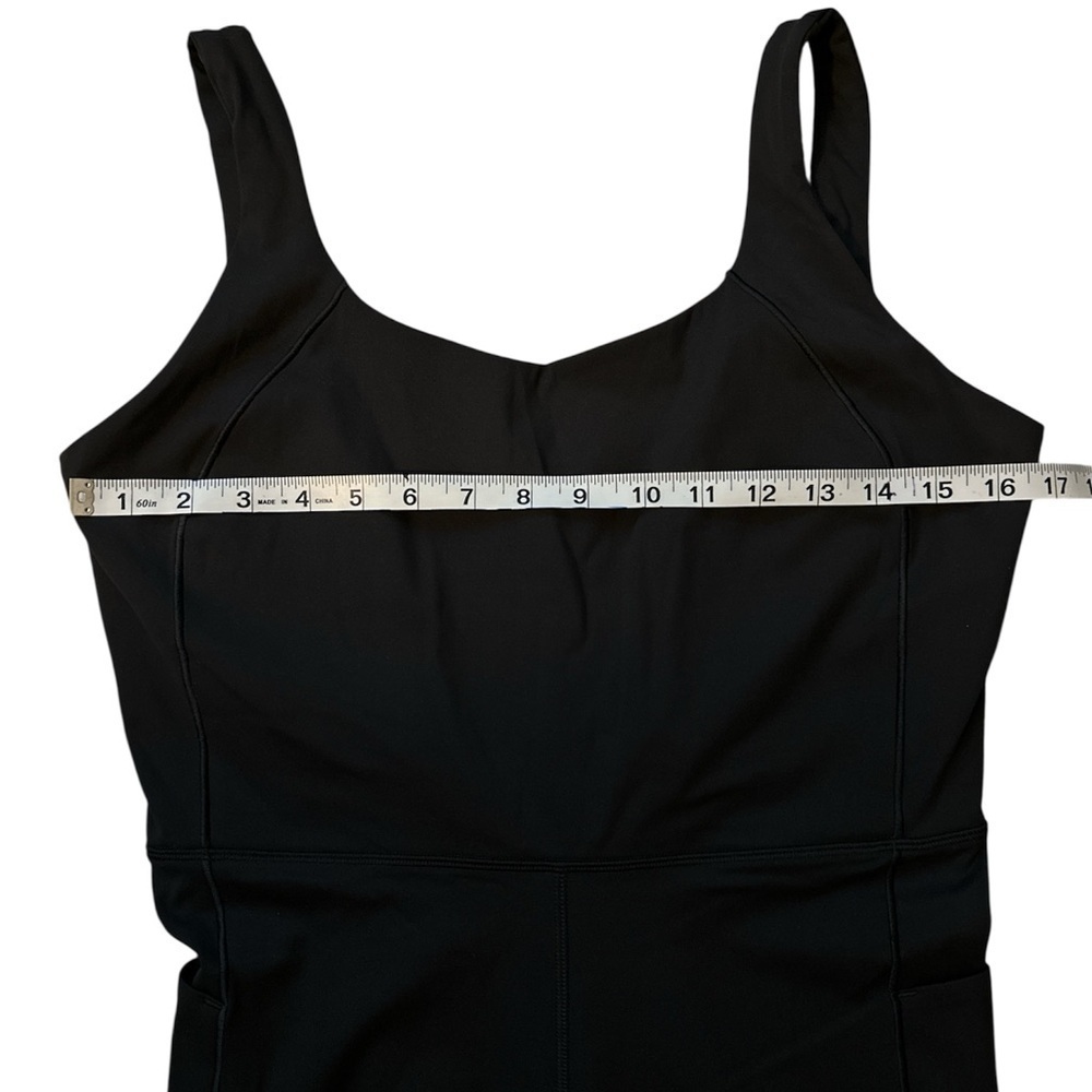 CALIA NWT Women's Inspire Short Bodysuit Workout 1 Piece Pure Black size L - Picture 5 of 7
